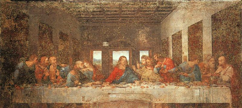  Leonardo  Da Vinci The Last Supper-l Spain oil painting art
